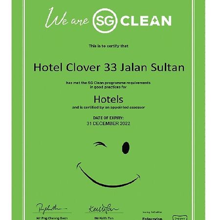 Hotel Clover 33 Jalan Sultan Singapore Eksteriør bilde